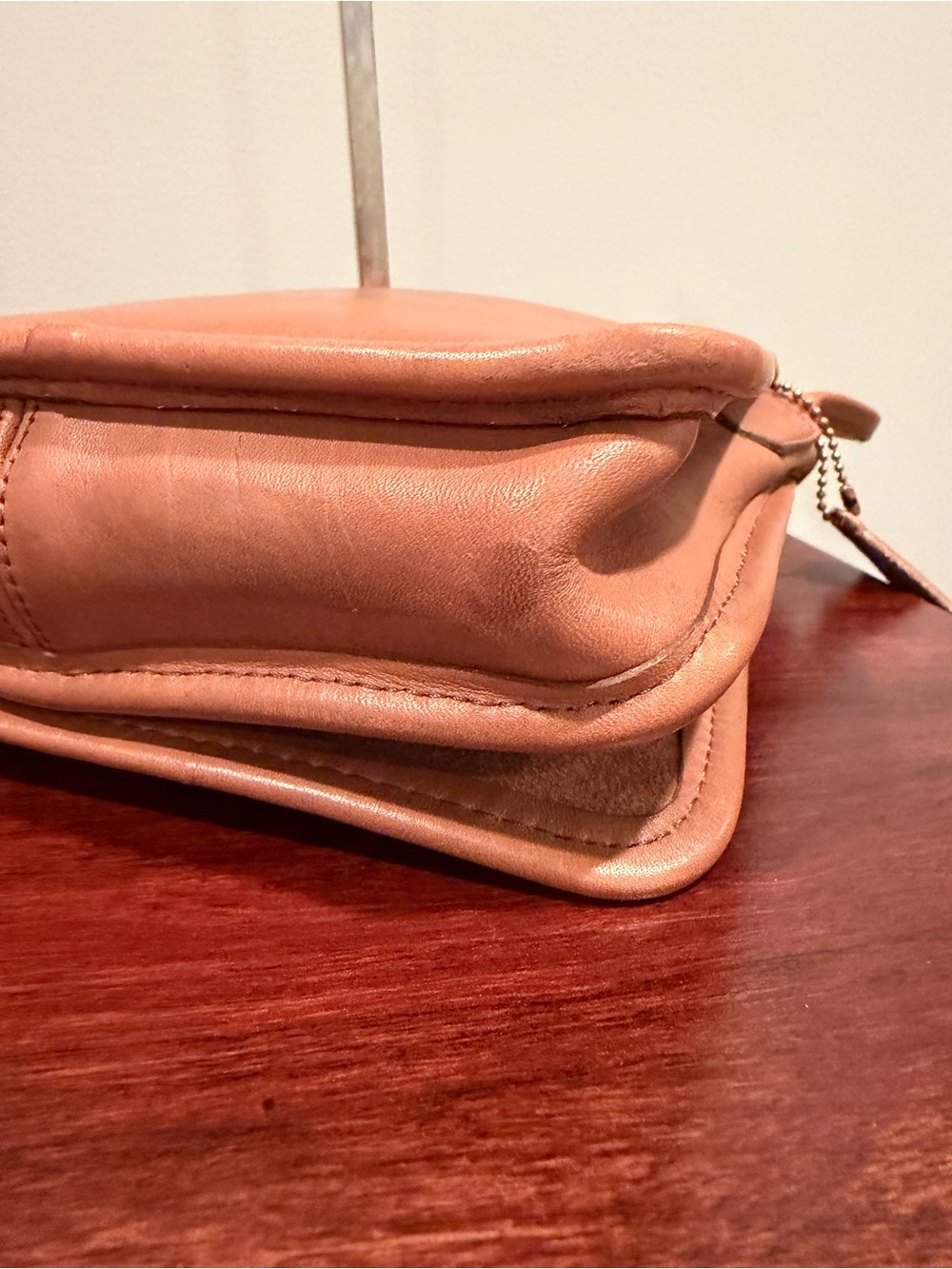 Coach Vintage Tan Leather Crossbody Bag - Picture 6 of 11